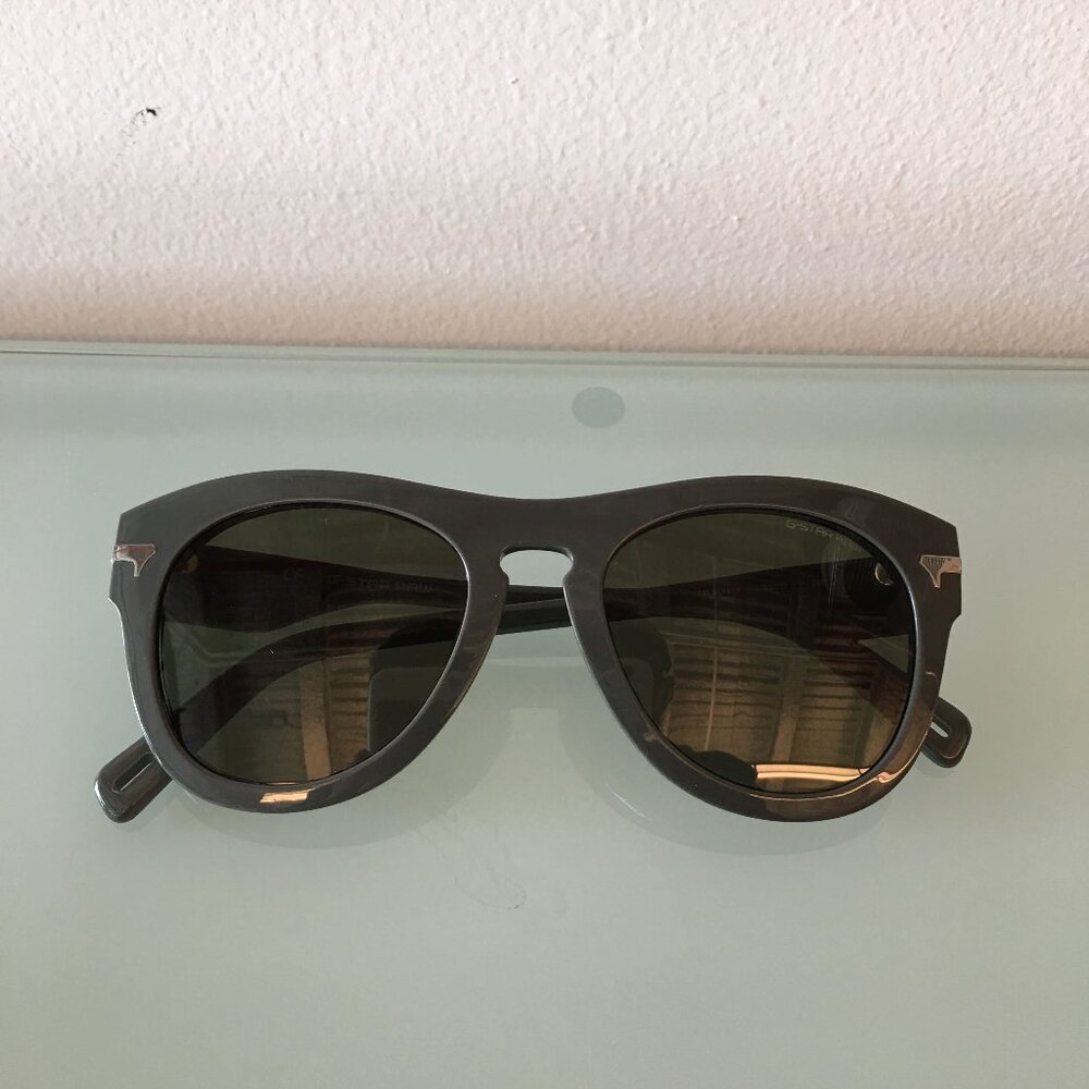 G Star Raw GS603S-035 Sunglasses-Round Frame w/Green UV protected lenses - Picture 1 of 7